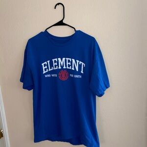 Mens classic fit tee Element x Active Ride Shop short sleeve y2k shirt skate top